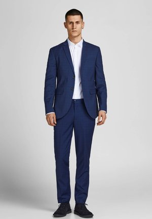 JPRFRANCO CHECK - Suit - medieval blue