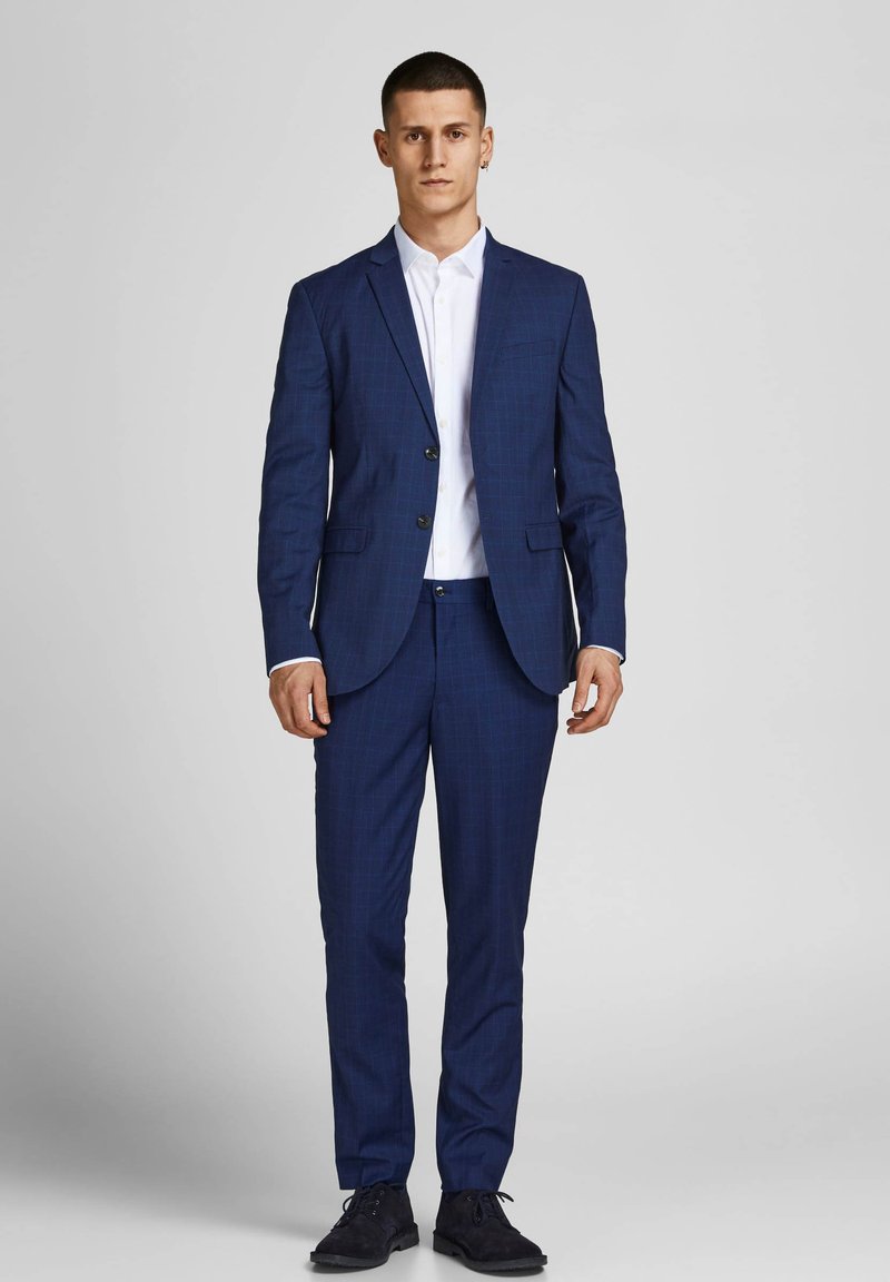 Jack & Jones PREMIUM JPRFRANCO CHECK - Ülikond - medieval blue