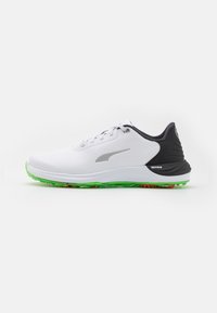 Puma Golf - PHANTOMCAT NITRO + - Golfové boty -  white/black/fluro green pes Miniatura obrázku 1