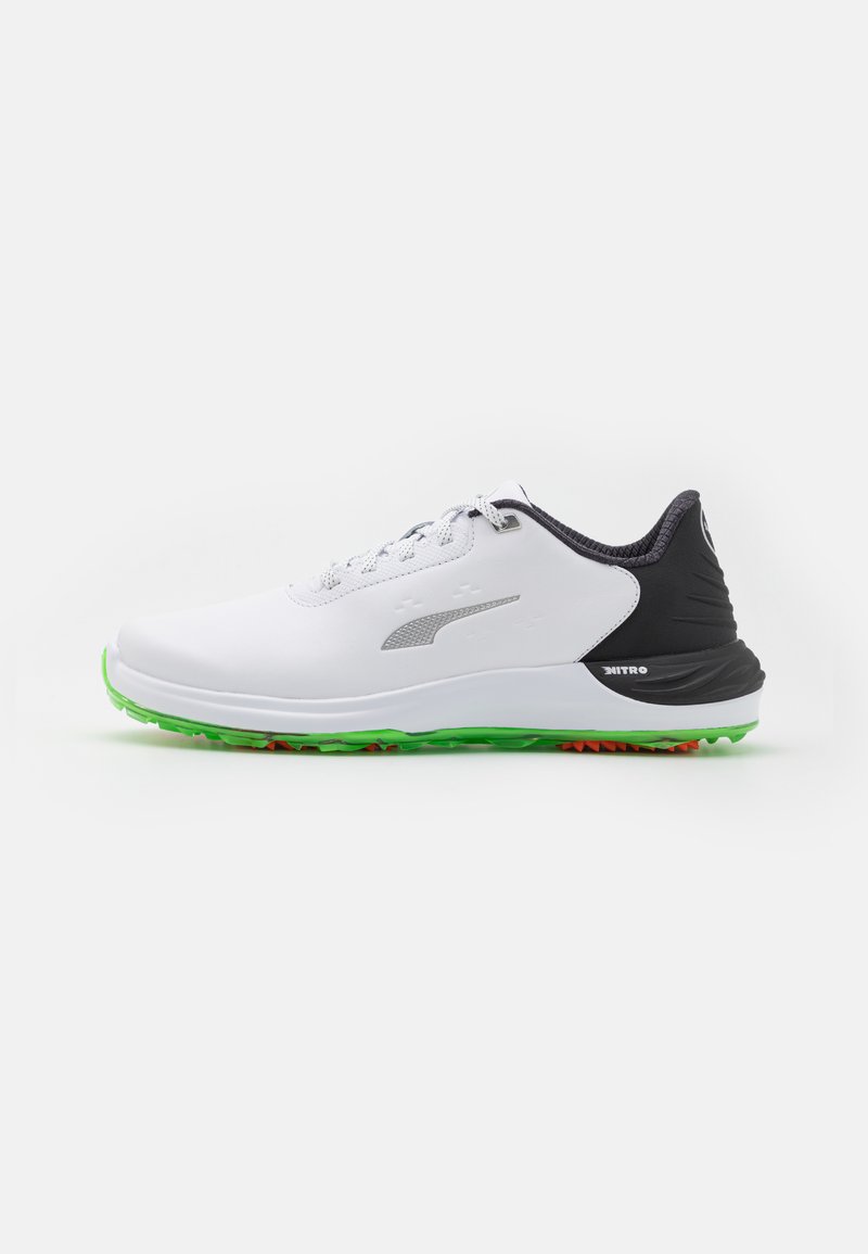 Puma Golf - PHANTOMCAT NITRO + - Golfové boty -  white/black/fluro green pes, Zvětšit