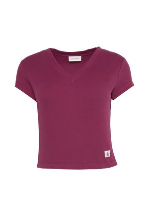 Calvin Klein Jeans, Βασικό μπλουζάκι - bordeaux