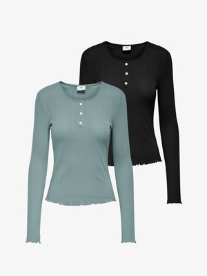 JDY, 2 PACK - T-shirt à manches longues - silver blue