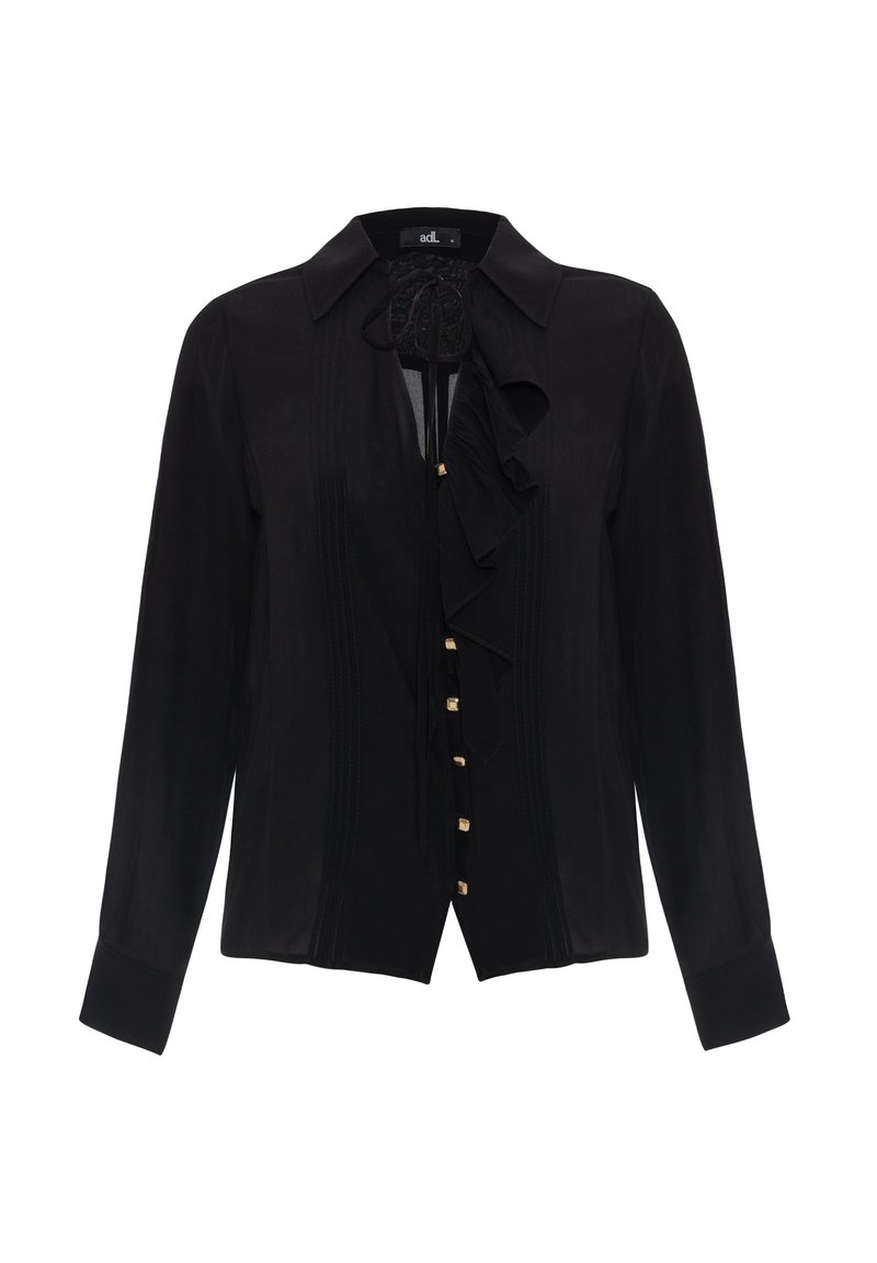 adL Button-down blouse - black - Zalando
