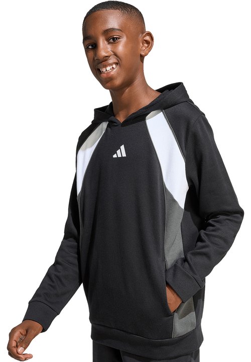 adidas PERFORMANCE COLOR BLOCK HOODY KIDS FUSSBALL - TEXTILIEN UNISEX - Hoodie - schwarz — foto 4