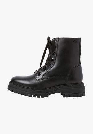 s.Oliver, Bottines à plateau - black