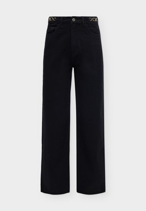 Vero Moda, VMKATHY WIDE - Straight leg jeans - black denim