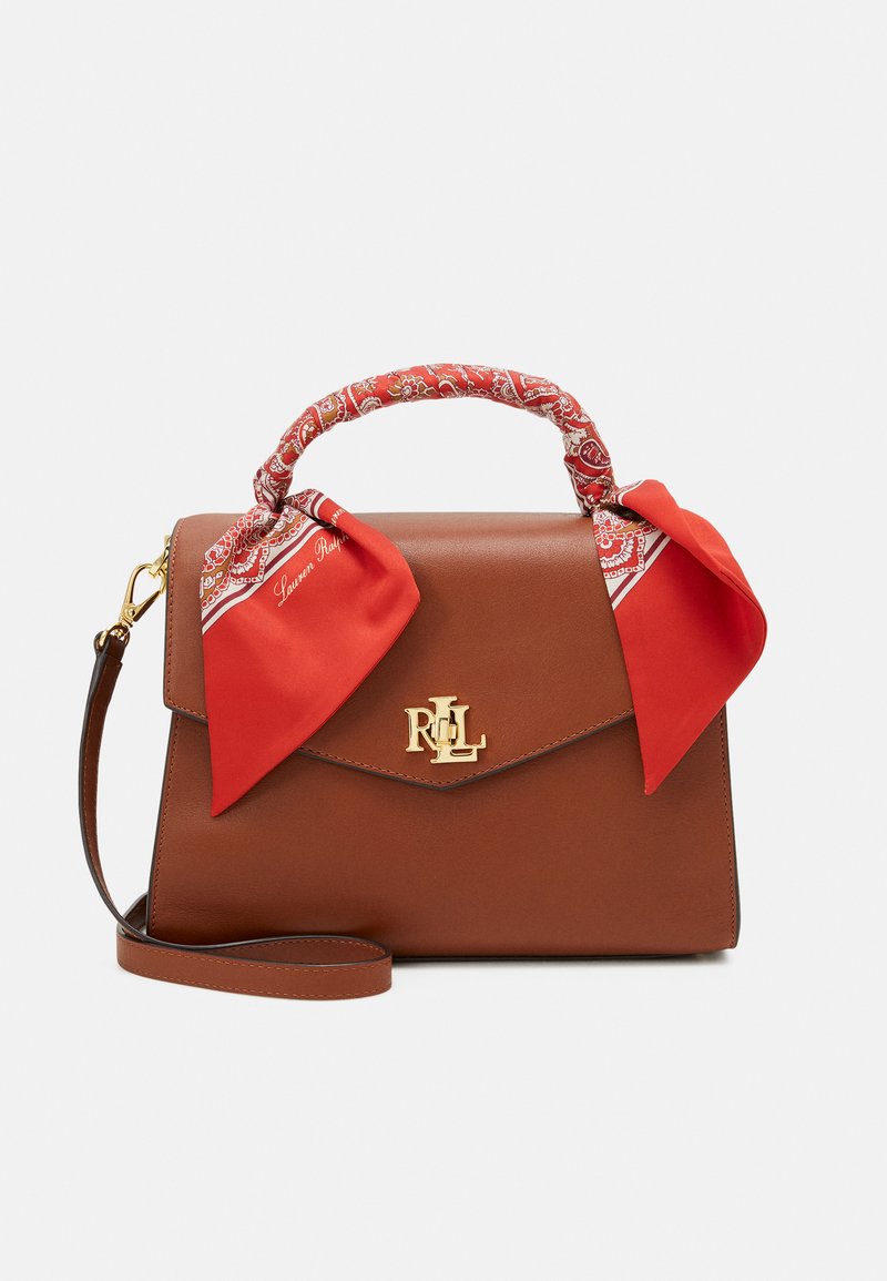 Lauren Ralph Lauren FARRAH SATCHEL MEDIUM Across body bag tan Zalando.ie