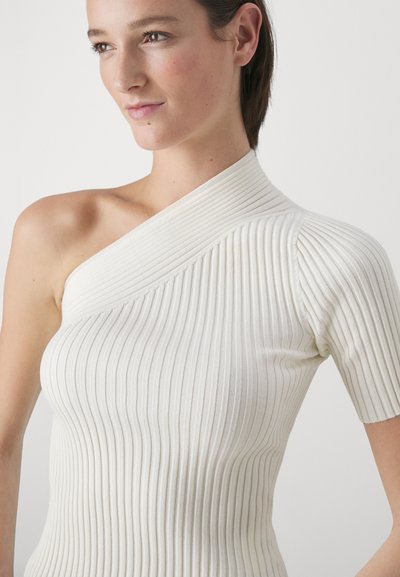 AERON SHORT SLEEVED - Marškinėliai su spaudiniu - creme