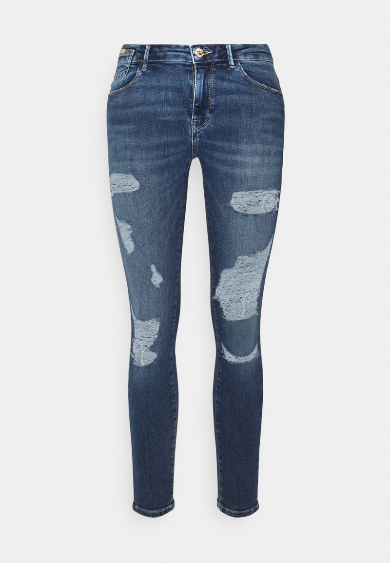 Only Jeans Skinny Fit donkerblauw denim