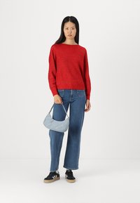 ONLY ONLFILIZ BOAT NECK - Vesta - equestrian red