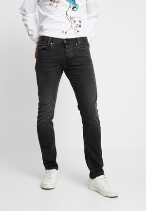 Vaqueros rectos - black denim
