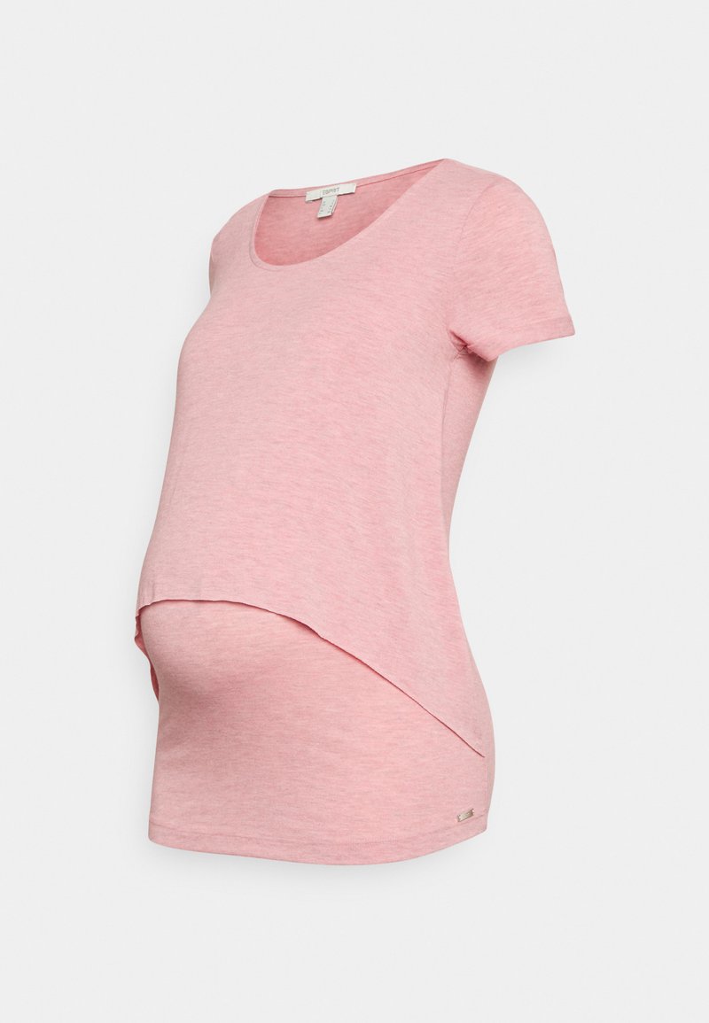 Esprit Maternity T-shirt basic donkerroze