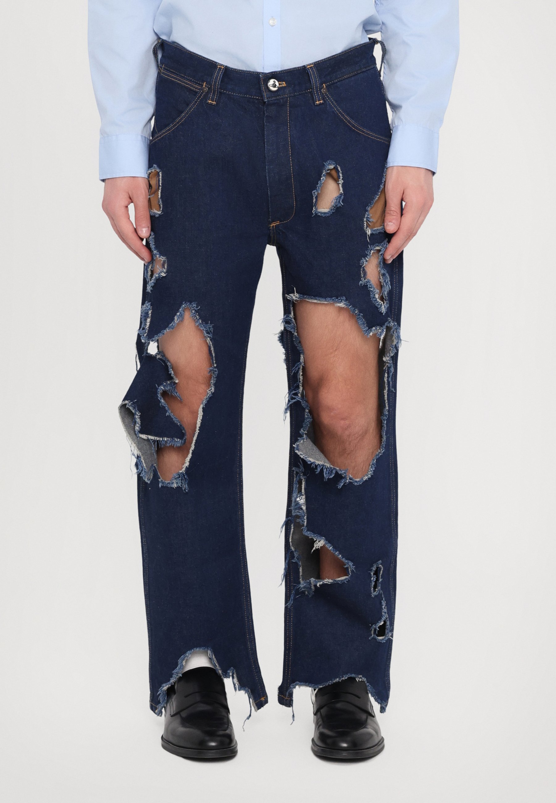 Vivienne Westwood DISTRESSED RANCH UNISEX - Relaxed fit jeans