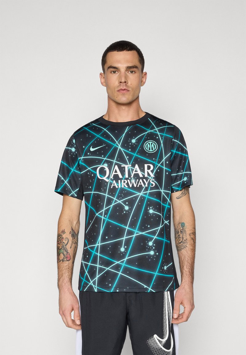 Nike Performance - INTER  - Maglia da calcio - black/hyper turquoise/dusty cactus, Ingrandire