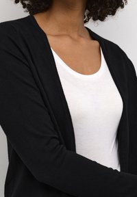 Kaffe Strickjacke - mottled black