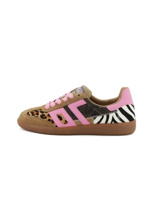 SQUID - Sneakers basse - multi leopard zebra fuxia