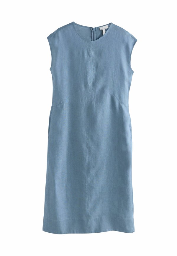 REGULAR FIT - PREMIUM MIDI COLUMN - Jeanskleid - neutral