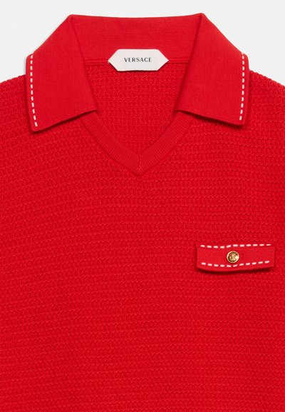 Versace TRATTEGGI UNISEX - Πόλο - red