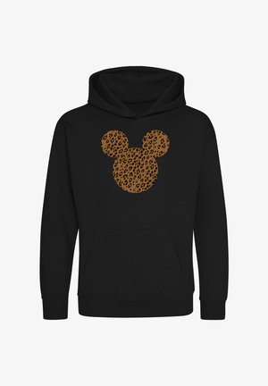 Disney MICKEY CLASSIC CHEETAH MOUSE - Kapuzenpullover - black
