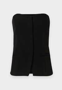 STRAPLESS TAILORED - Top - true black