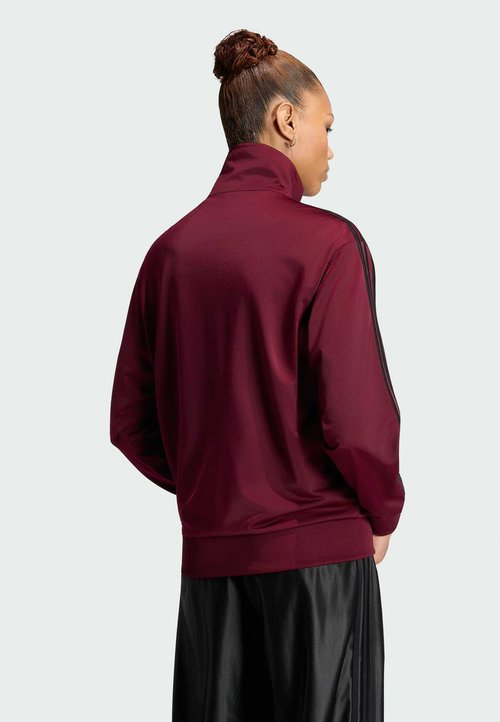 adidas FIREBIRD TRACK TOP LOOSE - Zip-up sweatshirt - maroon black — photo 2