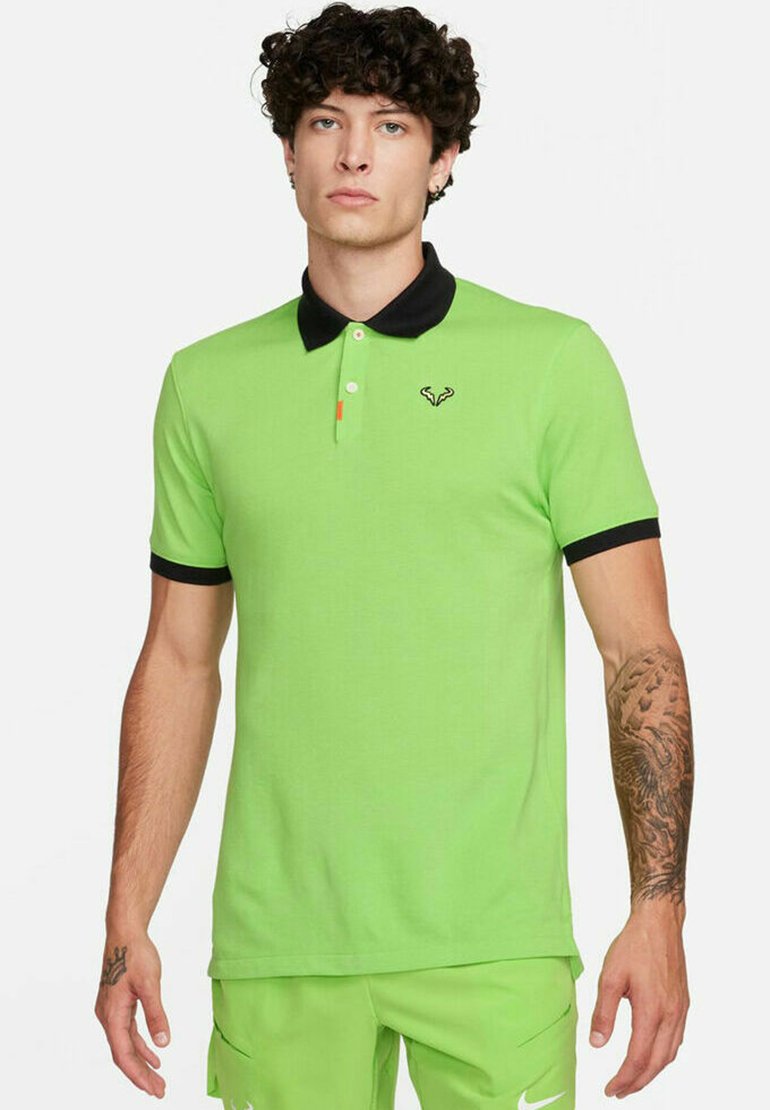 Nike Performance DRI-FIT RAFA - Poloshirt - action green lt lemon twist it lemon twist