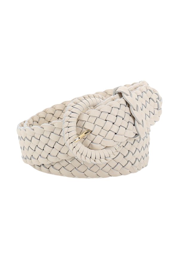 Flechtgürtel - beige