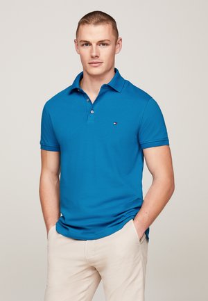 Tommy Hilfiger SLIM - Poloshirts - vibrant indigo