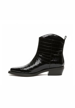 Bottines de cowboy / motard - black