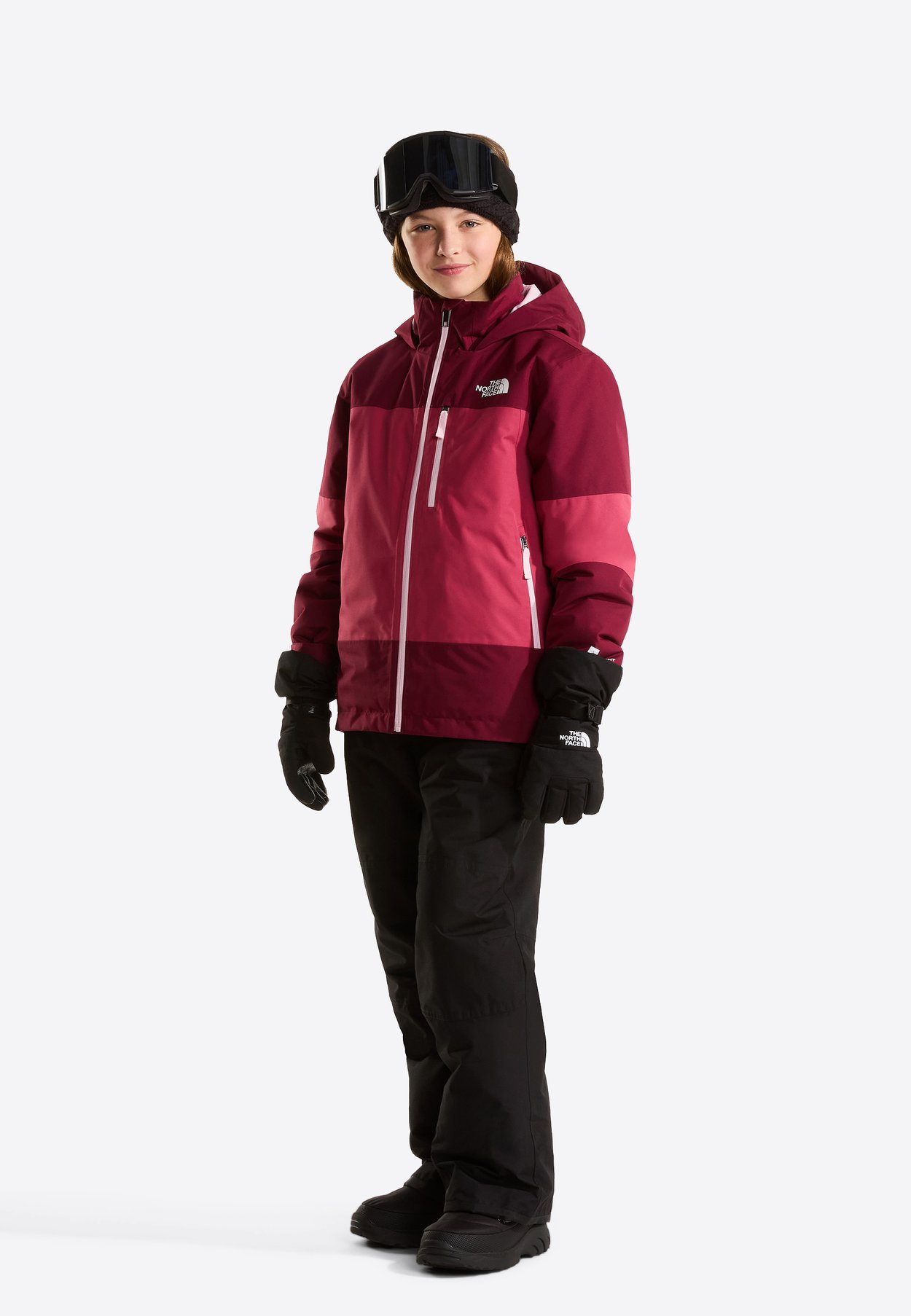 The North Face Winter boots - black/white