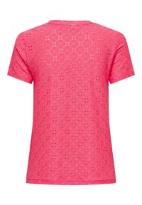 JDY 2ER-SET KURZARM RUNDHALS - Basic T-shirt - rot/orange