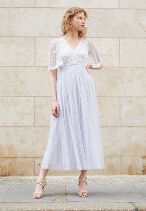 SWEETHEART BODICE ANKLE GOWN - Robe de cocktail - porcelain blue/white