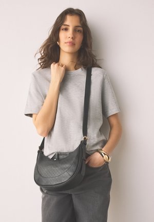 Next, EMBOSSED - Borsa a tracolla - black