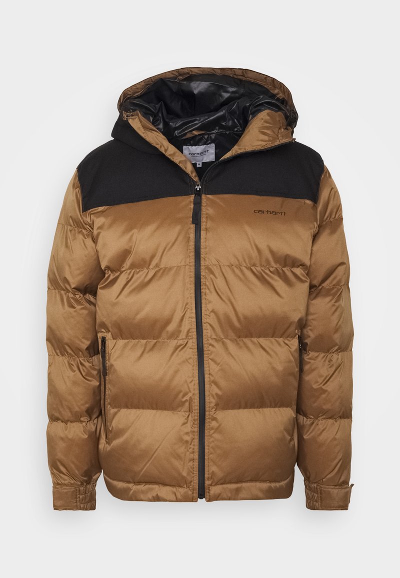 Carhartt Wip Larsen Jacket Winter Jacket Hamilton Brown Black Light Brown Zalando Co Uk