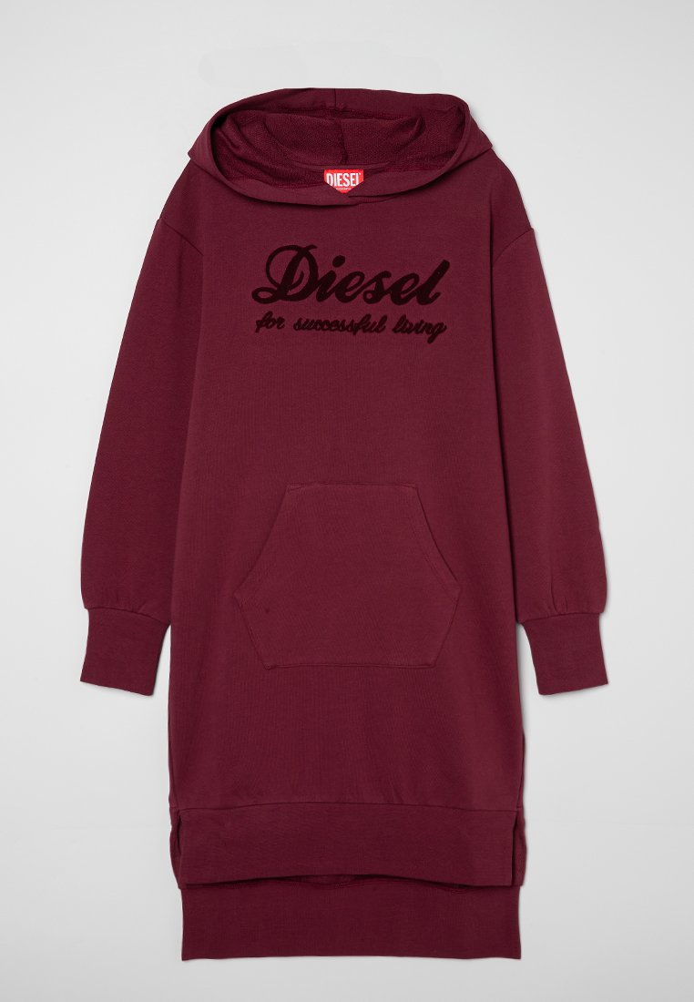 Diesel Jurk donkerrood