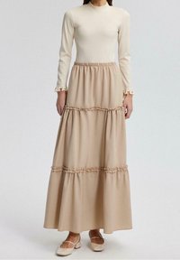 Touché Privé Jupe longue - beige