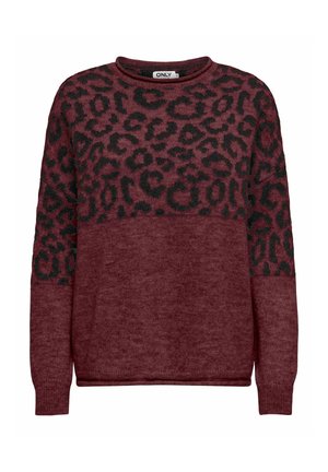 ONLY ONLJADE O NECK - Stickad tröja - port royale