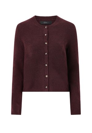 Ellos Collection, STRICKJACKE - Cardigan - bordeaux