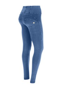 Freddy WR UP VITA ALTA - Pantaloni - jeans chiaro cuciture in tono