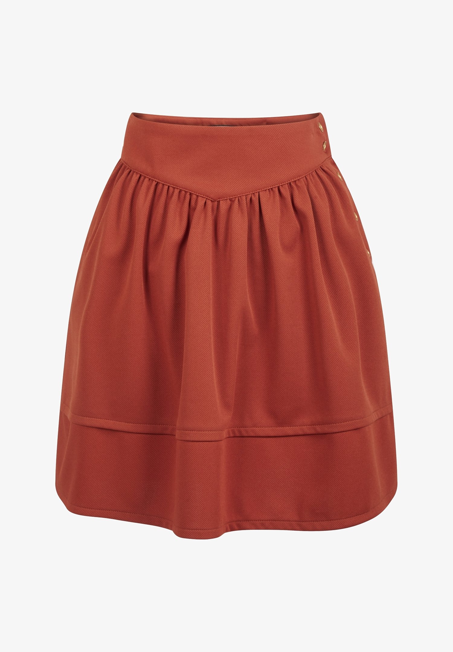 NAF NAF Jupe trapèze orange (Seconde main)