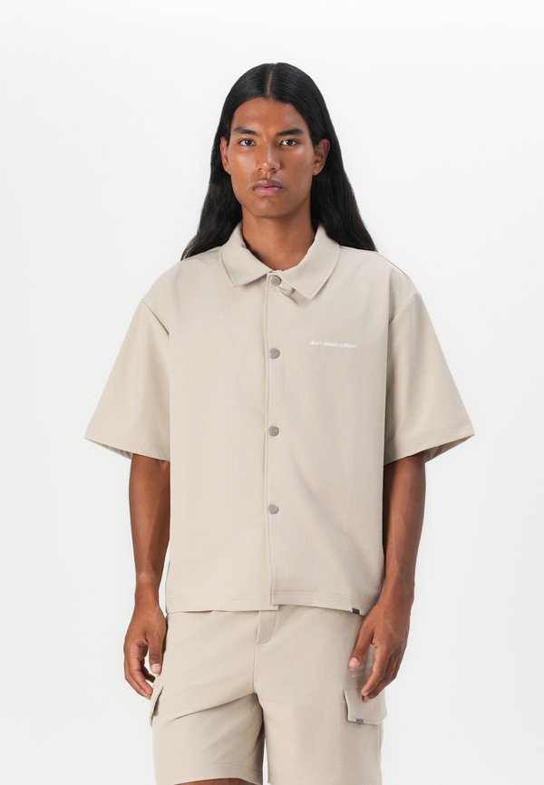 VALORIA UNISEX - Button-down blouse - taupe