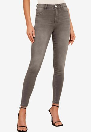 HIGH WAISTED - Džínsy skinny fit - grey