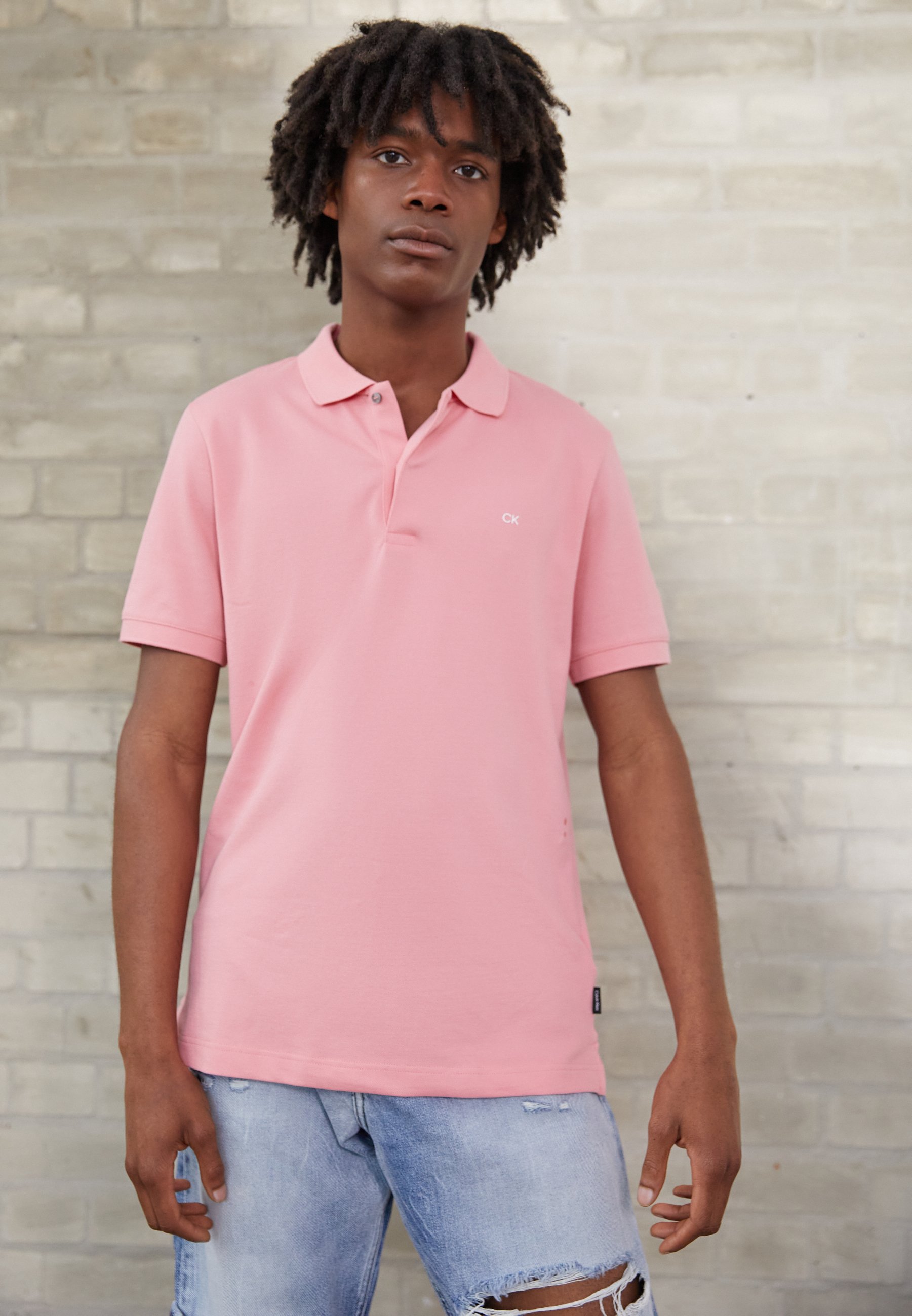 Calvin Klein STRETCH SLIM - Polo shirt 