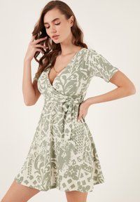 LELA - REGULAR FIT - Freizeitkleid - olive Thumbnail-Bild 1