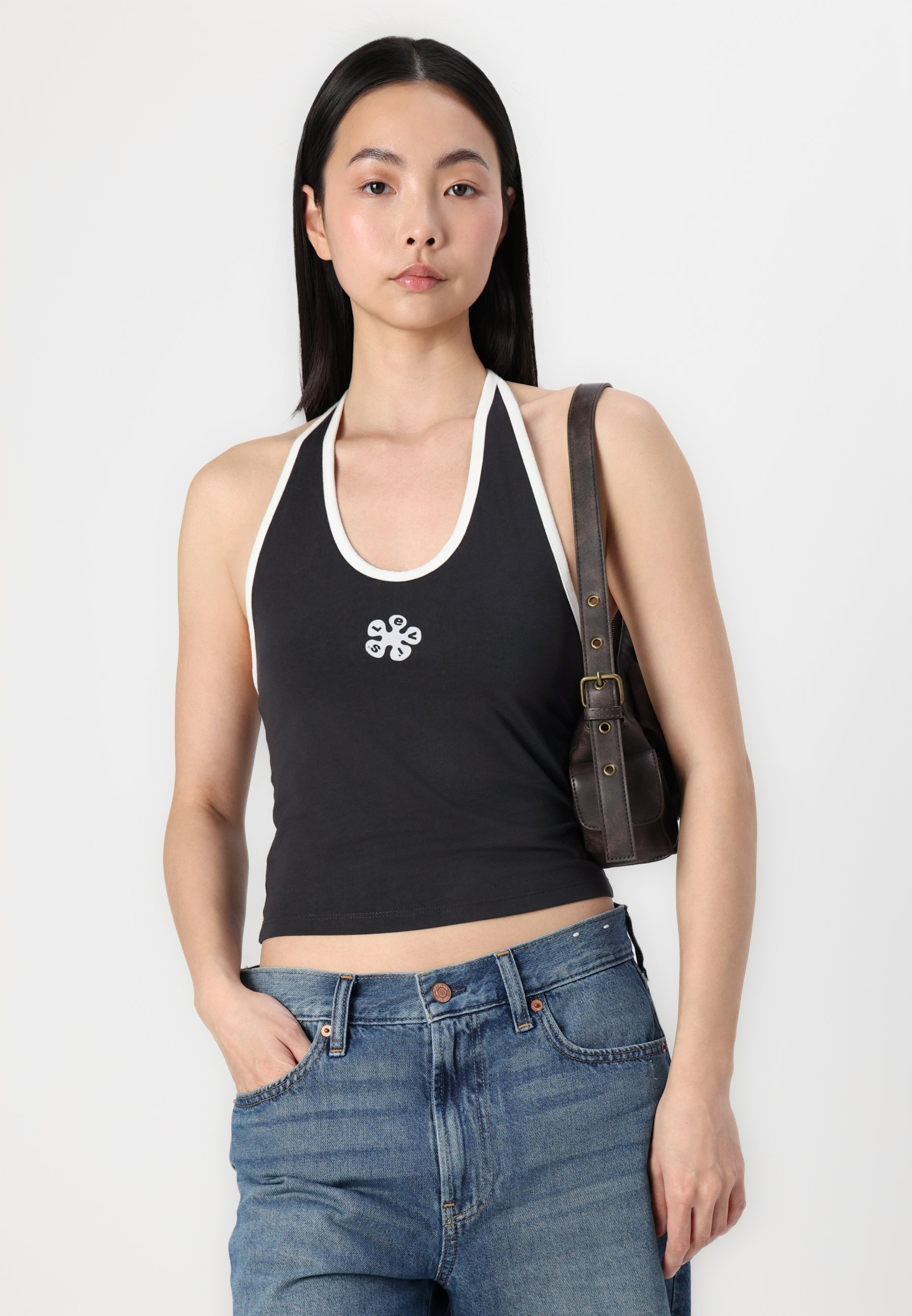 Levi's® ELLA HALTER - Top - black/nero - Zalando.it