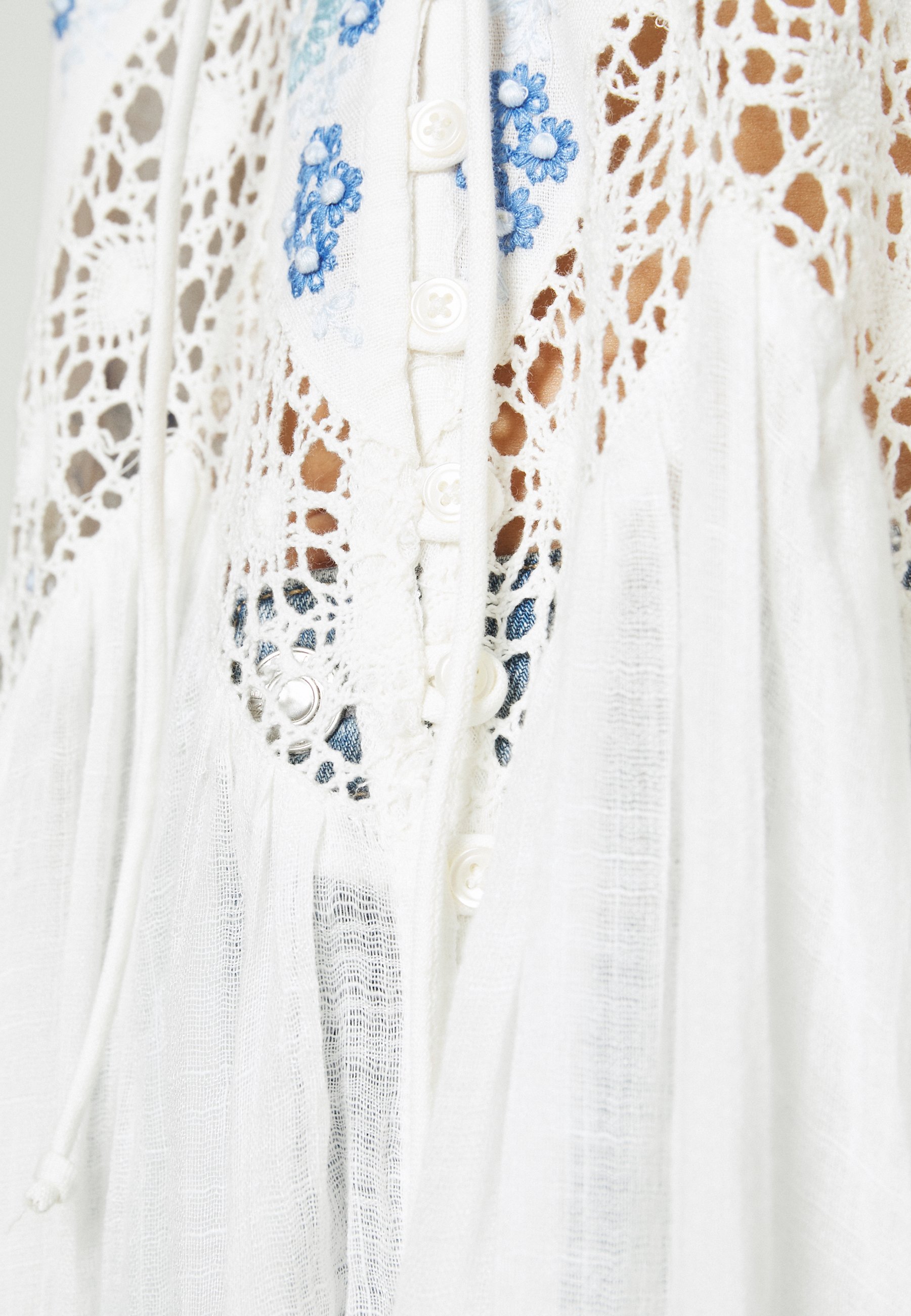 Free People DELILAH EMBROIDERED MAXI 