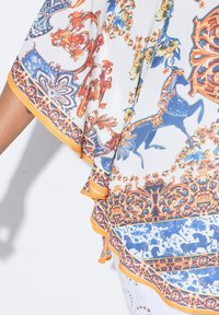 MIAMODA LOOSE FIT ALLOVERMUSTER - Camicetta - off white