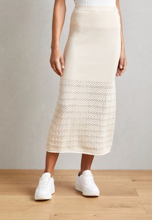 SKIRT POLLY - Pliiatsseelik - light beige