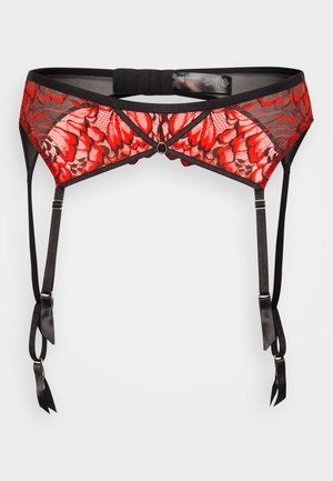Ann Summers NIGHTFALL SUSPENDER BELT  - Suspenders - black/red
