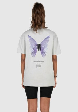 HEAVY - T-shirt print - lightasphalt